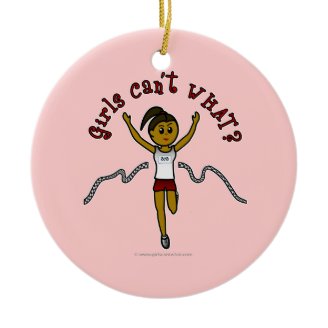 Dark Runner in Red Uniform Christmas Ornament
