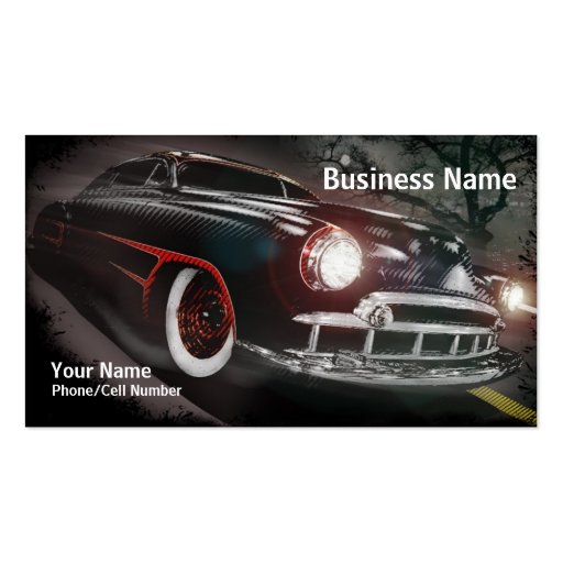Dark Scallops Business Card
