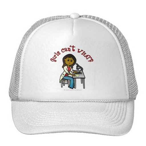 Dark Scientist Girl Hat