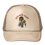 Dark Scientist Girl Mesh Hat