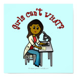 Dark Scientist Girl Poster