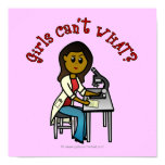 Dark Scientist Girl Posters