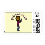 Dark Sharpshooter Girl Postage
