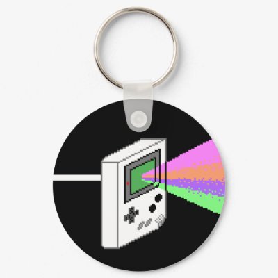 Dark Side Of The Chip Keychain by Famicomi