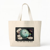 Dark Side Of The Moon Funny Cartoon Gifts bags by beardiethor123 Dark Side Of The Moon Funny Cartoon Gifts bags