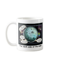 Dark Side Of The Moon Funny Cartoon Gifts mugs