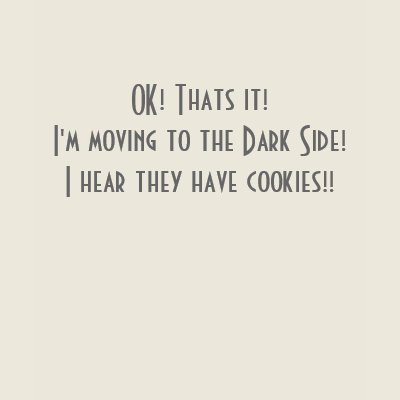 Dark Side! T Shirts by nikkiastic