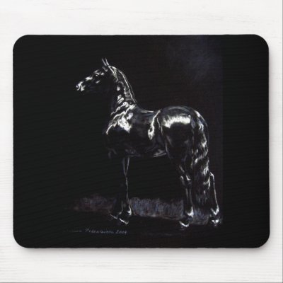 Dark Silver Mousepad by Leenashorses