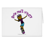 Dark Skateboarder Greeting Cards