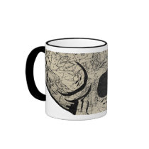 Dark Skull Mug by halloween_tshirts Dark Skull Mug