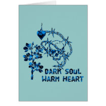 Dark Soul Skull Card