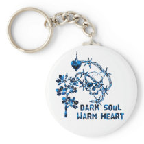 Dark Soul Skull Keychain