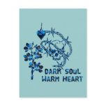 Dark Soul Skull Postcard