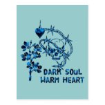 Dark Soul Skull Postcard