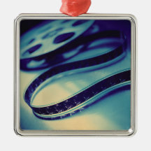 Dark Spool of Film Ornament