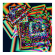 Dark Square Stream posters by Nsee Dark Square Stream posters