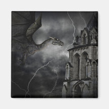 Dark stormy night magnet