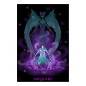 Dark Summoner Print by winged Dark Summoner Print