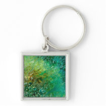 Dark Sun Abstract Key Chain
