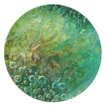 Dark Sun Melamine Plate