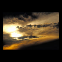 Dark sunset posters