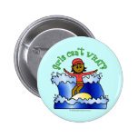 Dark Surfer Girl Pins