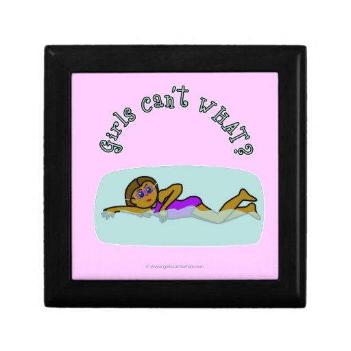 Dark Swimmer Girl Swimming Gift Boxes