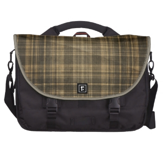 Dark Tan Plaid Creased Background