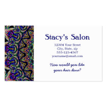 Dark Tapestry Kaleidoscope business cards