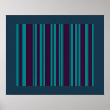 Dark teal and purple stripes print