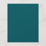 Dark Teal Green Flyer