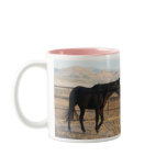 Dark Thoroughbred Horse Coffee Mug