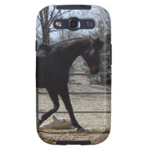 Dark Thoroughbred Horse Samsung Galaxy SIII Cover