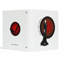 Dark Thoughts Avery Binder by MoonArtandDesigns Dark Thoughts Avery Binder