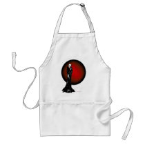 Dark Thoughts Illustration aprons