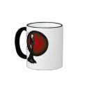 Dark Thoughts Illustration mugs by MoonArtandDesigns Dark Thoughts Illustration mugs