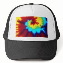 Dark Tie Dye Design hats