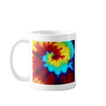 Dark Tie Dye Design mugs