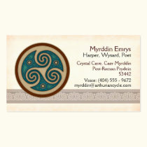 Dark Triskele Business Cards