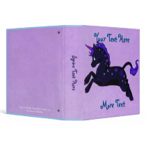 Dark Unicorn Binder by Customizables Dark Unicorn Binder
