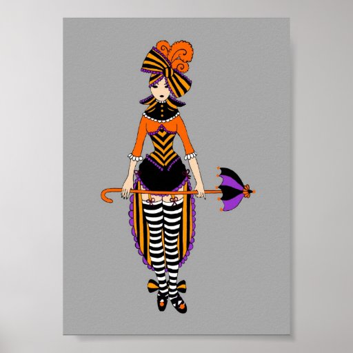 Dark Victorian Circus Girl 5 x 7 print