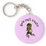 Dark Volleyball in Green Key Chains