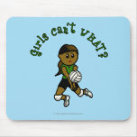 Dark Volleyball in Green Mousepads