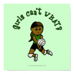 Dark Volleyball in Green Posters