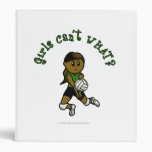 Dark Volleyball in Green Vinyl Binder