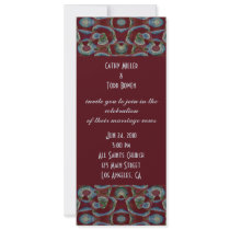 dark wedding invitations