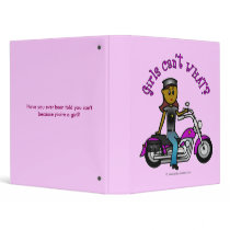 Dark Woman Biker binders
