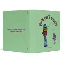 Dark Woman Fishing binders