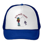 Dark Woman Fishing Mesh Hat