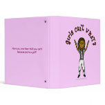 Dark Woman Football Referee Binder